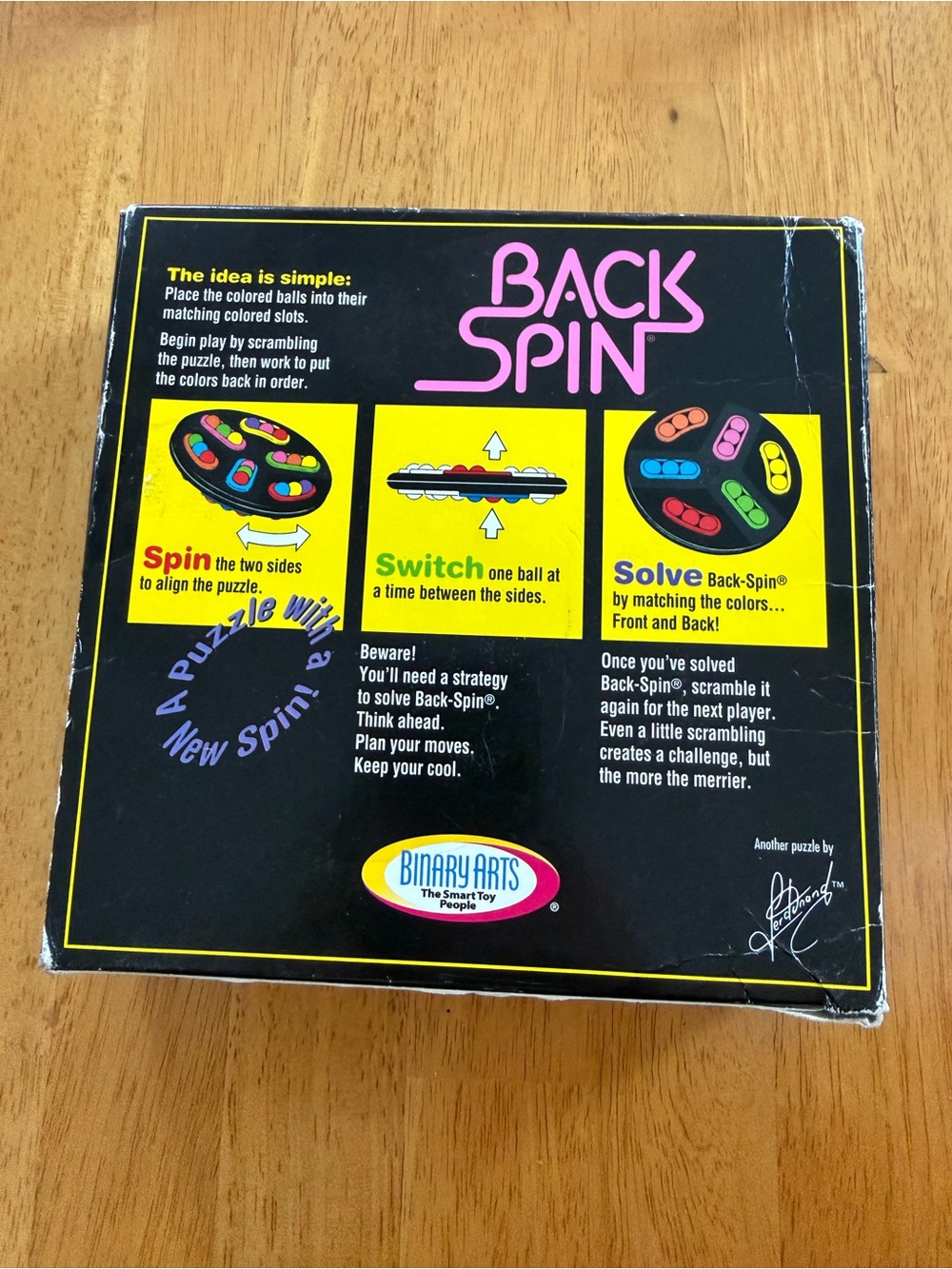 Back Spin Color-Matching Puzzle - Multicolor - Picture 2 of 2